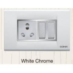 Cona Olive 3M White Chrome Modular Plate