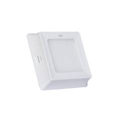 GM Plano 8W Warm Light Non-Dimmable Square Surface Panel Light, 3000 K