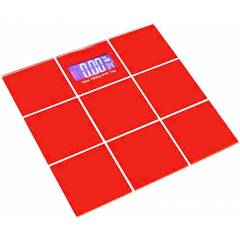 Stealodeal 5-180kg Red CheckBox Glass Digital Weighing Scale, XRCB-180