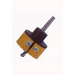 Fast Yellow Extra Deep Carbon Alloy Steel Hole Saw Cutter, Size: 19.05 mm, Cutting Depth: 38 mm (Pack of 10)