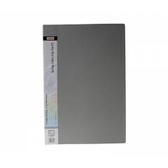 Saya Grey Spring Cobra Clip File F/C, Dimensions: 242 x 20 x 355 mm (Pack of 2)