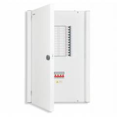 Crabtree 125A TPN 12 Way Vertical Distribution Board with MCB as Incomer, DCDLVDCBMAFC12