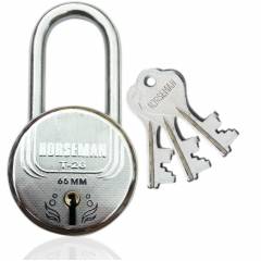 Horseman T-26 Iron 7 Lever 3 Keys Padlock