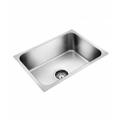 Deepali Single Bowl Kitchen Sink With Mini Bowl, DZ 109A, Overall Size: 21x18x8 Inch