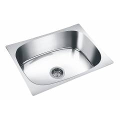 Deepali Single Bowl Kitchen Sink, DP 104, Overall Size: 16x14 Inch