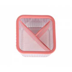Saya Pink Pen Stand -Classic, Dimensions: 70 x 70 x 100 mm (Pack of 4)