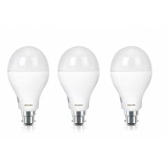 Philips 20W B-22 Cool White LED Bulbs (Pack of 3)