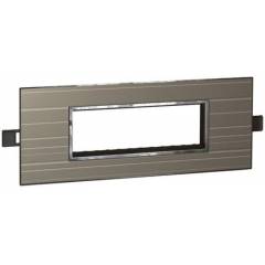 Legrand Arteor 3 Module Graphic Casual Square Cover Plate With Frame For Shaver Socket, 5761 61