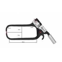 Yuzuki External Dial Caliper Gauge Pistol, 542