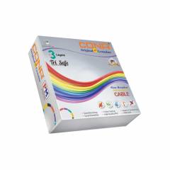 Cona 1 Sq mm 90m Single Core Red FR Unsheathed Wire