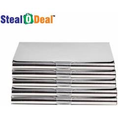 Stealodeal Stainless Steel Card Holder (Pack of 5)