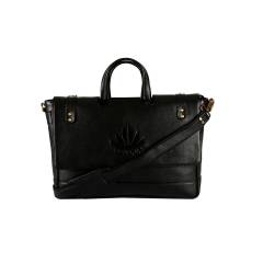 Abloom 1524 Black Synthetic Leather Laptop Bag