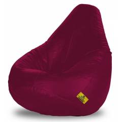 Dolphin DOLBXL-07 Maroon Bean Bag Cover without Beans, Size: XL