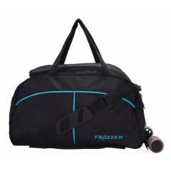 Frazzer Nylon Travel Duffel Strolley Bag, FR-TRLY-BG-SKY BLUE