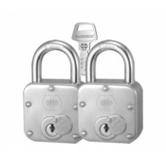 Harrison 65mm Stainless Steel Padlock, T-20 145B (Pack of 2)