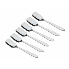 Elegante Sigma Stainless Steel Ice Cream Spoon, SL-027 (Pack of 6)