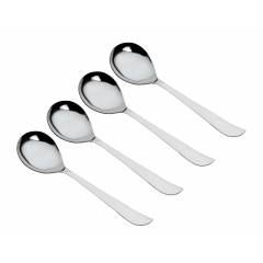 Elegante Symphony Stainless Steel Serving Spoon, SL-037 (Pack of 4)