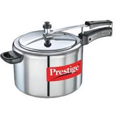 Prestige Nakshatra Plus Straight Wall 8 Litre Inner Lid Aluminium Pressure Cooker, 11606