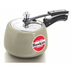 Hawkins Ceramic Coated Contura 3 Litre Apple Green Pressure Cooker, CAG30