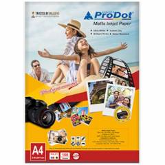 Prodot 128 GSM A4 Matte Photo Paper, 50 Sheets