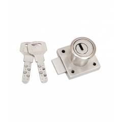 SmartShophar 30mm Zinc Silver Mulct Multipurpose Lock with 2 Keys, 54213-MPLM-SL30