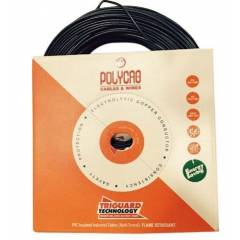 Polycab FR PVC Black 90m Wire, Size: 6 sq mm