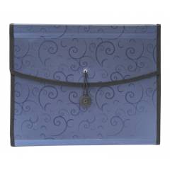 Saya SY809 Blue Deluxe Portfolio, Weight: 250 g