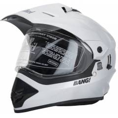 Steelbird SB-42 Silver Full Face Helmet, Size (Medium, 580 mm)