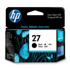 HP 27 Black Inkjet Cartridge, C8727AA