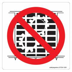 Safety Sign Store Do Not Operate Without Guards-Graphic Sign Board, ST724-105PC-01, (Pack of 5)