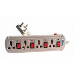 Cornetto Dazy 5A 4+4 Outlet 5 Yard Power Strip, 1106 (Pack of 10)