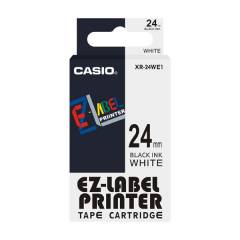 Casio XR-12WE1 Label Printer Tape Cartridge, Length: 8 m