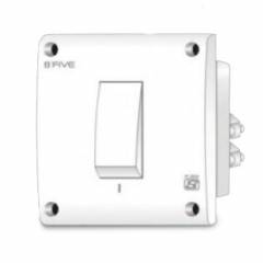 B-Five Nexa 16A 1 Way Switch, B-125 (Pack of 10)