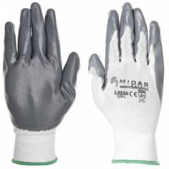 Midas GL 022 Safety Nitralon Hand Gloves, Size: 10 (Pack of 96)