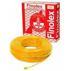 Finolex 35 Sqmm 100m Single Core PVC Yellow Heavy Duty Flexible Cable, 14211
