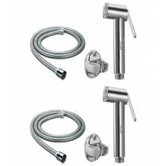 Snowbell Jaquar Sleek Health Faucet with 1m Flexible Tube (Pack of 2)