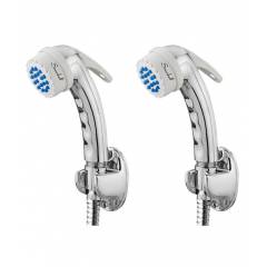 Snowbell Banana Health Faucet, Flexible Tube & Wall Hook (Pack of 2)