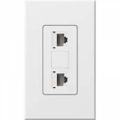 Standard RJ 45 Mounting With Jack (CAT6), ASYKJWW451