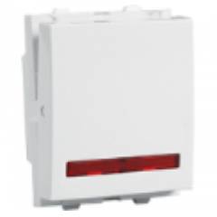Standard 32A D.P Switch with Indicator, ASYSDXW321