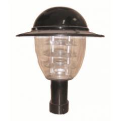 C&S 1X18W Zita CFL Retrofit B-22 Post Top Lantern