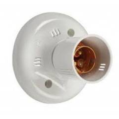 Havells Reo 6A B-22 Type Ring Batten Holder, AHEHMXW000 (Pack of 20)