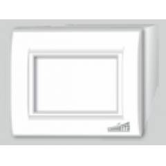 Cornetto 3 Module Modular Gang Box Plate 4x3, 622 (Pack of 10)