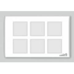 Cornetto Rozy 12 Module Plate 8x6, 569 (Pack of 10)