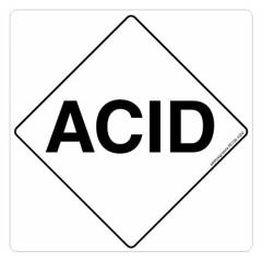 Safety Sign Store Acid Sign Board, FE736-105PC-01, (Pack of 5)