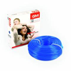 GM 0.75 Sq mm 90m Blue FR Modular Wire, 7001