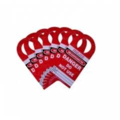 Asian Loto Scaffolding Lockout Tagout, ALC-LST-R (Pack of 10)