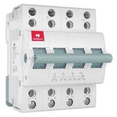 Havells EURO-II 50A C Curve FP MCB, DHMGCFPF050 (Pack of 3)