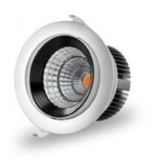 Syska 13W 4-Inch Black Ring LED Downlight (5000K)