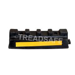 Treadsafe 1 Meter Rubberized Wheel Stopper, TSPB-1715, Length: 500 mm