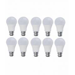 Syska 3W B-22 White LED Bulbs (Pack of 10)